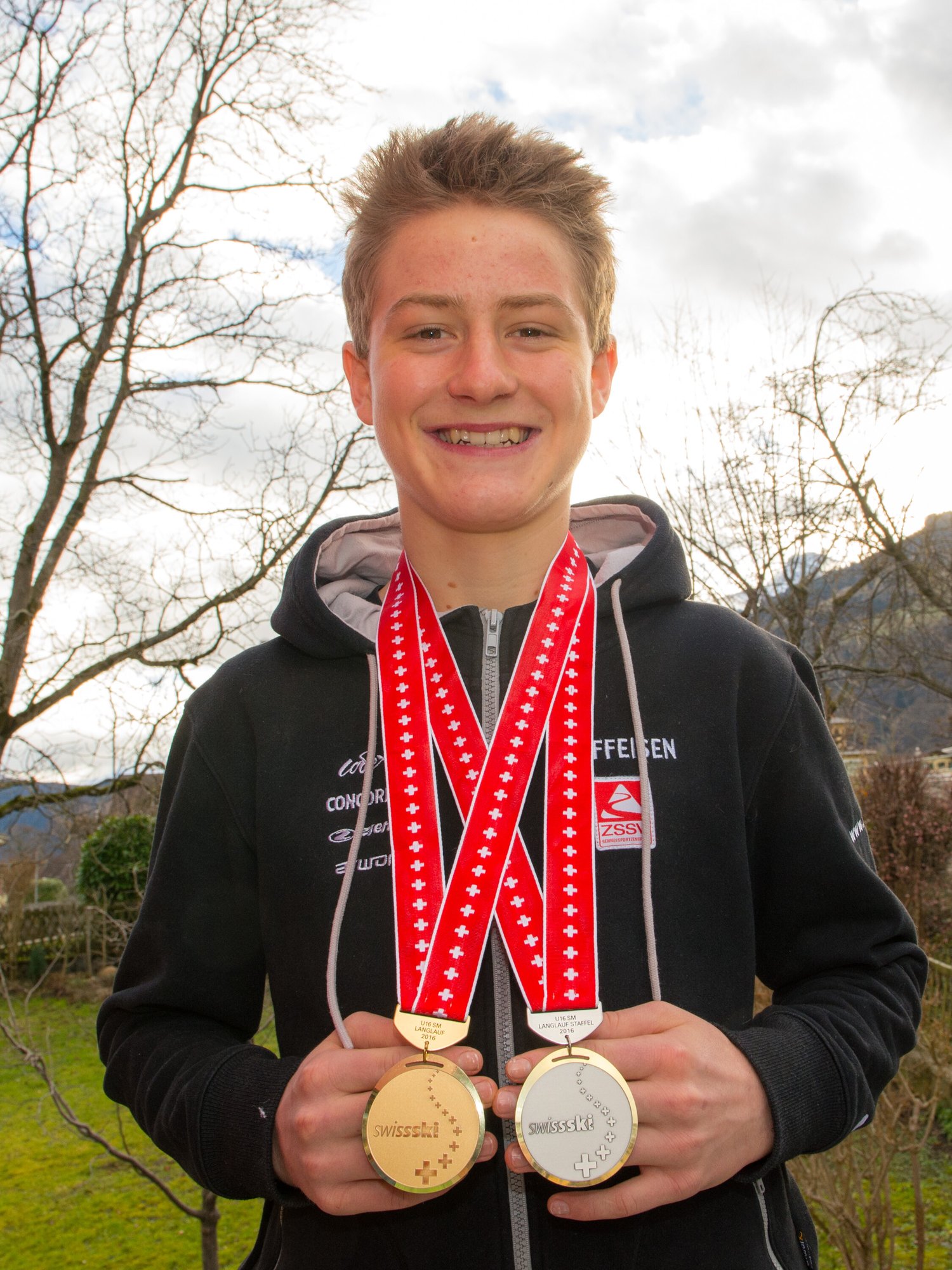 Avelino U16 Schweizermeister im Langlauf