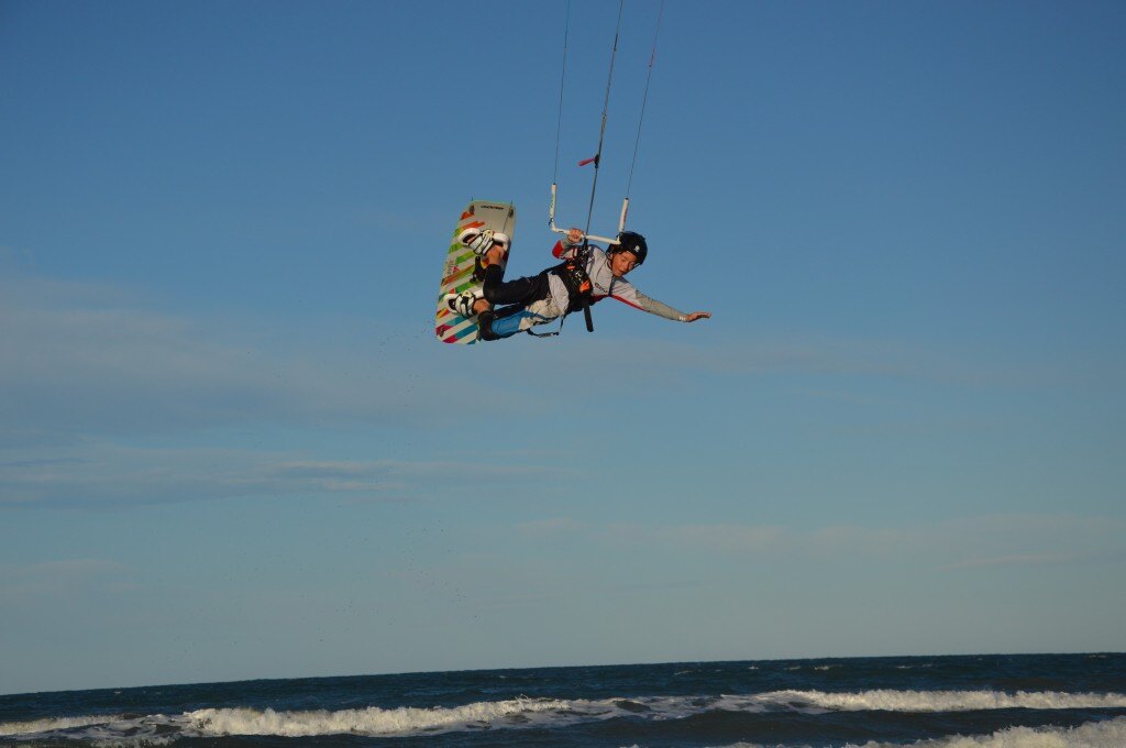 Maxime fliegt hoch hinaus.