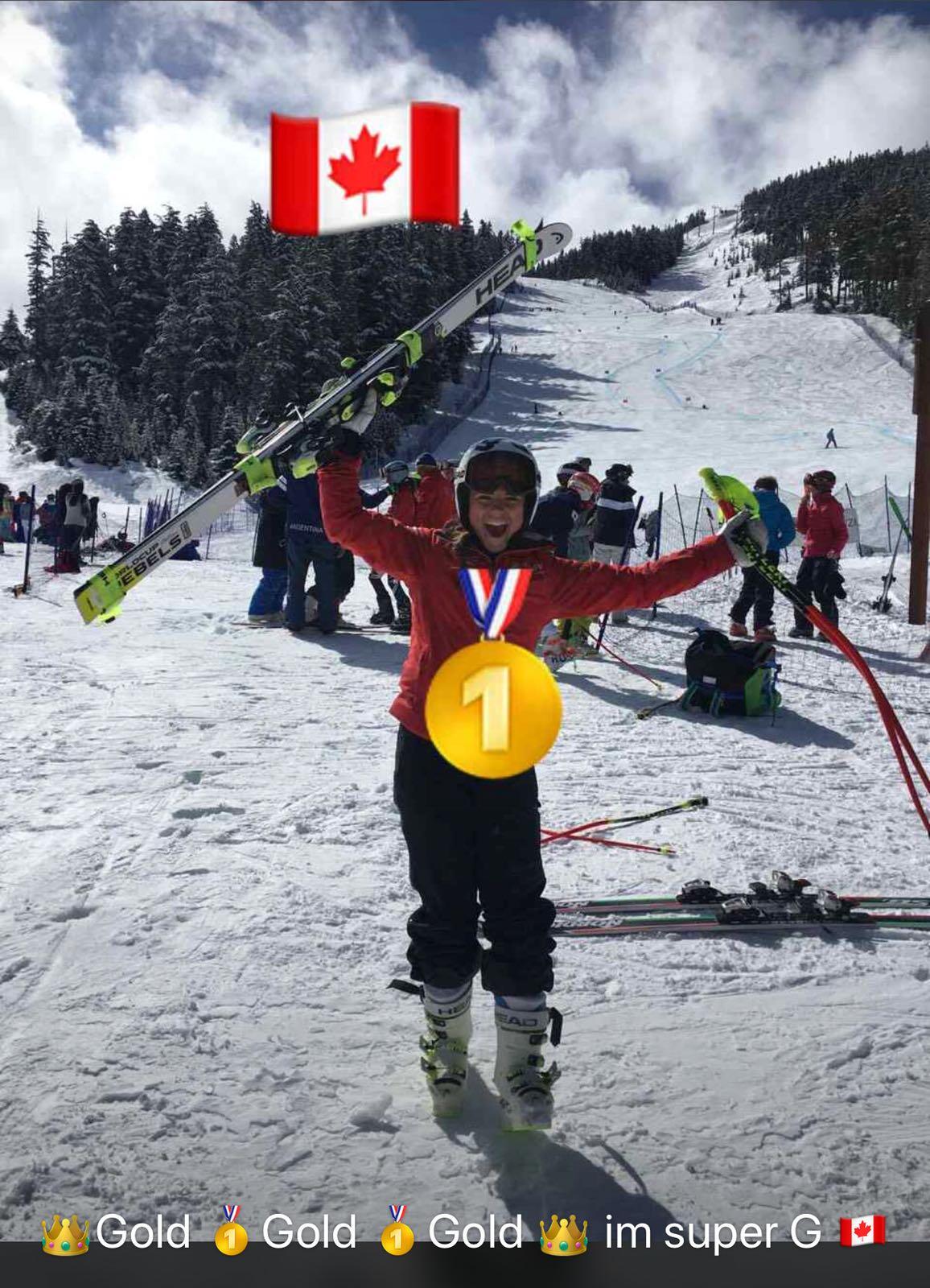 Delia gewinnt beim Whistler Cup Im Super G… und setzt beim RS noch einen drauf!